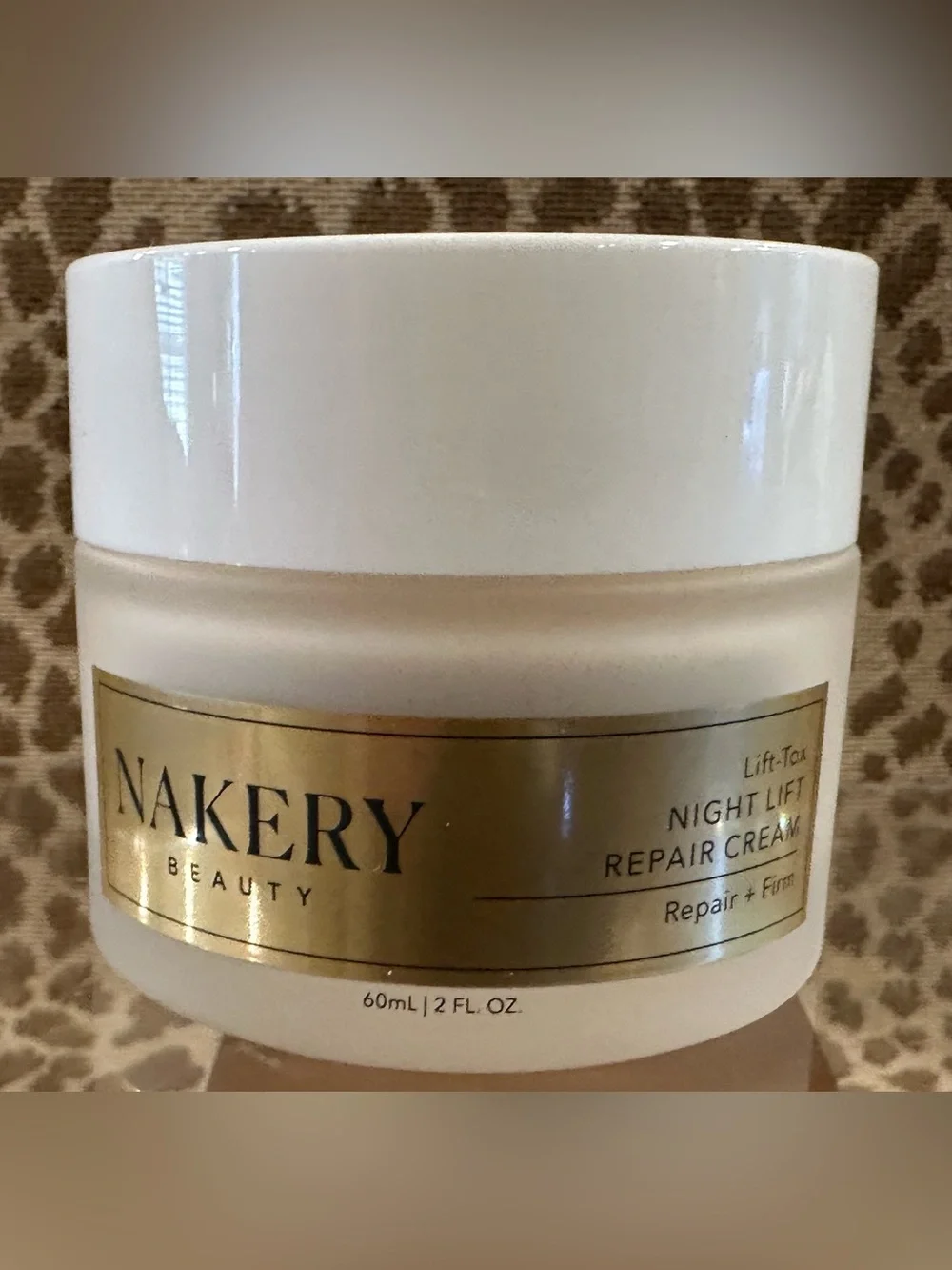 Nakery Lift-Tox Night Lift Repair Cream~Full Size~2fl oz~New In Sealed Box~$55